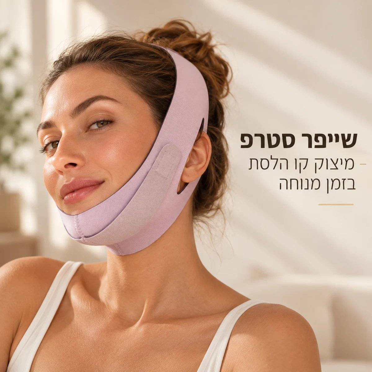 סרט Shaper - למראה לסת מוגדרת וסנטר מהודק